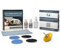 Glass Polish Headlights Restoration and Polishing Kit - Permanent Headlight & Tail-Light Restoration, Restores As-New Condition and Guards Against Future Damage - GP31016