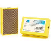 Glass Polish Pro Diamond Hand Polishing Pad, 400 Grit Foam Sanding Block For Sanding Of Glass, Ceramics, Granite, Marble, Gp15101