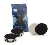 GLASS POLISH PRO Rayon Felt Polishing Pads 75mm (3”) - Pack of 10