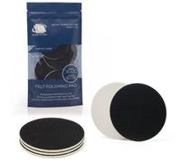 GLASS POLISH PRO Rayon Felt Polishing Pads 75mm (3”) - Pack of 5