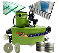 Glass Polishing Machine - 800W Electric Grinder, 8000r/min for Straight and Round Bevelled Edging, Ideal for Glass, Acrylic, Marble, and Ceramic