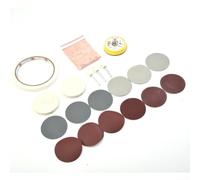 Glass Polishing Pad Set, 20Pcs Set Rayon Felt Polishing Pad Polishing Cleaning Scratch Removal Polishing Tools for Watch Glass