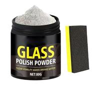 Glass Polishing Powder - Automotive Cleaner, Windshield Cleaning Agent, Lens Polish Tool, surfaces Buff Compound | Versatile Scratch Remover for Mirror Paint Eyeglasses Watch Shower Glass Automotive