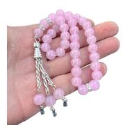 Glass Prayer Beads Tassels Hand 33 Beads Rosary Religious Jewelry Men Women Prayer Rosary Decorative Tassels
