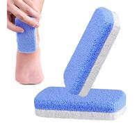 Glass Pumice Stone for Feet - Callus Remover & Foot Scrubber for Cracked Heels & Dead Skin, Reusable Exfoliating Tool for Smooth Feet, Shower Safe Foot File for Home Pedicure & Spa Use