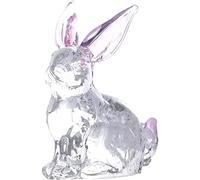 Glass Rabbits Figurines Cute Crystal Bunny Collectibles Statues Animal Decor Ornament Table Centerpiece Art Sculpture