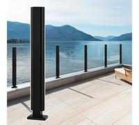 Glass Railing Panels for Terraces & Pool Fences Safety Connectors Enhance Aesthetics and Security Ideal for Stylish Outdoor Spaces
