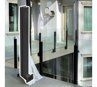 Glass Railing Post Clamps Kit for Secure and Stylish Balustrade Installation on Stairs, Pool Fences, and Balconies