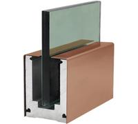 Glass Railing Post Clips - Secure & Durable for Patio, Pool Deck, Staircase, Loft, Balcony Fence - Ideal for Safety & Style in Outdoor Spaces
