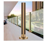 Glass Railing Post,High Deck Railing Post 90cm for 10/12mm Glass, Anti-Rust Modern Fence Baluster, Indoor Stair & Outdoor Step Guardrail, Sapphire Color, Durable Vertical Support