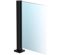 Glass Railing Post, No-Punch Heavy-Duty Glass Railing with Spigot Slots