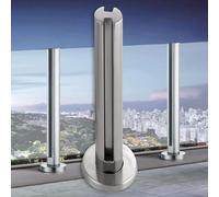 Glass Railing Post, Secure Glass Panel Support for Decks, Patios, and Platforms - Durable Glass Guardrail Post for Safety and Style.