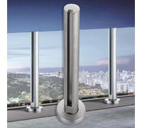 Glass Railing Post, Secure Glass Panel Support for Decks, Patios, and Platforms - Durable Guardrail for Safety and Style, Perfect for Outdoor Fencing and Decor