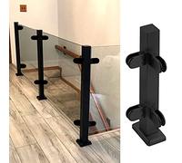 Glass Railing Posts, 60 Inch Square Balustrade Kits for Side Mounted Handrail, Panels for Countertop, Durable and Stylish Railing Solution
