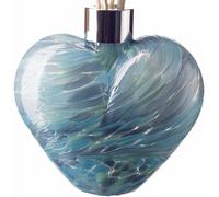 Glass Reed Diffuser Heart - Turquoise & Sage Iridescence