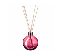 Glass Reed Diffuser Sphere in Solid Metallic Pink