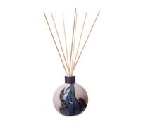 Glass Reed Diffuser Sphere in White & Blue (Pebble Blue)