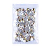 Glass Rhinestones Glass Non Hotfix Flatback Rhinestones Nail Art Decorations Multicolor SS40 SS50 144pcs(Lucky Sunshine,SS50-144pcs)