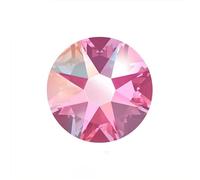 Glass Rhinestones Hot Fix Rhinestones AB Color SS16 4mm SS20 5mm Flat Back 2 Sizes Packing(Rose AB,SS16 1440)