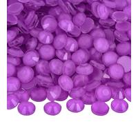 Glass Rhinestones No-Iron Glass Rhinestones, Nail Art Decorations, Various Shades of Purple(Neon Purple,SS16-1440)