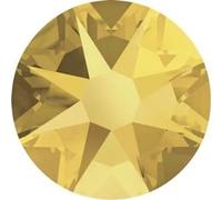Glass Rhinestones Non Hotfix Flatback Glass Rhinestones Sunshine Gold for Nail Art and Garment Mixed Sizes(16facets,SS5 1440pcs)