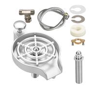 Glass Rinser for Kitchen Sink - Automatic Cup Dishwasher, Quick Cleaning | Stainless Steel Cup Rinser - For Home, Restaurant, Apartment, Business, Bar Sink (580 g)