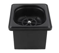 Glass Rinser, Stainless Steel Automatic Glass Cup Washer One Handed Operation Cup Bottle Cleaning Washer Sink Attachment for Home Cafe Bar (Small)