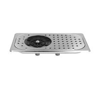 Glass Rinser, Stainless Steel Cup Washer, Automatic Cup Washing Tool, Premium Material, 304 Stainless Steel, Home Kitchen Cafe Bar, for Glassware, Ceramics