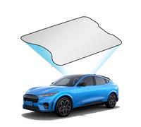 Glass Roof Sunshade Compatible with Ford Mustang Mach-E 2021 2022 2023 2024 Sunroof Sun Shield Reflective Covers Accessories (Black)