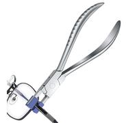 Glass Running Pliers,Ergonomic Stainless Steel Spectacle Adjuster Tools,Eyeglass Arms Frame Nose Pad Remover | for Optician Optical Shop Ophthalmologist Office