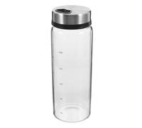 Glass Salt Pepper Shaker with 3 Adjustable Pour Holes and Measurements Rotating Spice Jar Glass Seasoning Bottle Pepper Shaker Condiment Container Spice Dispenser Kitchen Gadgets 300ml