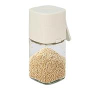 Glass Salt Shaker, Dosed Salt Dispenser, Glass Condiment Bottle, Home Seasoning Container, Camping, Barbecue, Sugar Seasoning, Sesame