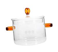 Glass Saucepan Ceramics Ceramic Pot/As Shown/16.7 * 15 * 15Cm