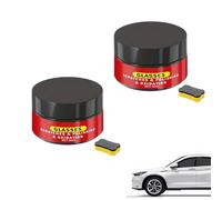 Glass Scratch Remover Kit, 30g/1.05oz Polishing Powder to Remove Scratches from Car Windshield & Home Glass, DIY Repair for Windows, Mirrors, Aquarium, No Professional Tools Needed (2pcs)