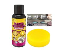 Glass Scratch Remover - Surfacce Repair Solution, Clear Polish Formula | Fine Mark Correction Liquid Attributes Professional 30ml Volume Sponge Applicator Included, Optical Surfce Restoration Usage