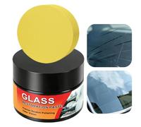 Glass Scratch Repair Kit - 50g with Sponge Polishing Cleaning Wax,Car Windshield Glass Scratch Remover - for Truck SUV RV Van Automotive Vehicle Outdoor Travel Home Farmhouse