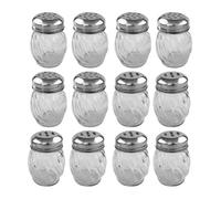 Glass Seasoning Bottles 12pcs for Household Kitchen Spice Storage