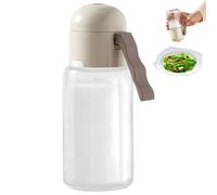 Glass Seasoning Jars, Dosing 0.5g Containers, Portable Seasoning Bottles, Organizer for Salt, Pepper, MSG, Chicken Broth, Chili Powder, Kitchen Storage, 15x6 cm, 200ml