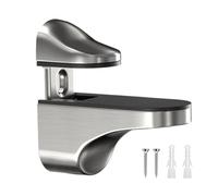 Glass Shelf Brackets - Floating Shelf Supports, Adjustable Easy Installation Brackets, Ensure Even Weight Distribution | Wall Mounts for Bathroom Shower Kitchen Cabinet Office Shower Areas