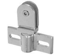 Glass Shower Door Pivot Hinge Silver Heavy Duty Zinc Alloy