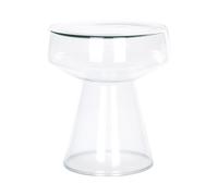 Glass Side Table Transparent LAGUNA