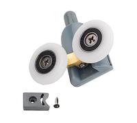 Glass Sliding Door Pulley Adjustable Upper Bottom Rollers Pulleys Runner for Shower Cabin Room Bathroom Sliding Door Runner for Inside House