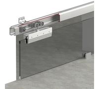 Glass Sliding Door Track System Top Hung 120kg Per Door DecorAndDecor (3m Kit for One Door)