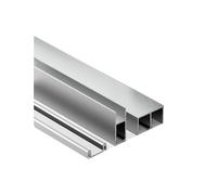 Glass Sliding Door Triple-Link Aluminum Track with Silent Glide Design Slide Rail Kit for Display Cabinets, Bookcases & Wardrobes(Matte,300cmx5mm)