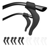 glass Slip Stop Ear Grips, Anti-Slip Accessories for Glasses and Sunglasses (6 Pairs)