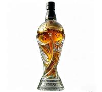 Glass Soccer Ball Whisky Decanter with Stopper-Football Fan Decanter for Home Bar,Office Desk_ynak2 Black
