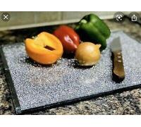 Glass Sparkle Ornament Bling Crushed Diamond Gift | Large Work top Saver Heat Resistant Glass Chopping Board 30 * 40 ms | Meat, Fruit & Vegetables, Meat Chopping Board, Kitchen Butcher Block