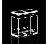 Glass Square Cylinder with Cap - 24ml Reaction Cell for Light Analysis, 10mm Path Length, High Transmittance