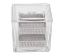 Glass Staining Jar with Lid,Animal and Plant Specimens Slide Staining Tank Clear Container for Laboratory Experiments(30 Slides Capacity Jar)