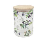 Glass Storage Jar 1200Ml Jennifer Rose Olive Grove Airtight Kitchen Canister